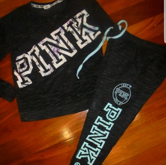 💕Pink Victoria Secret ,Sweatsuit, 🔥RARE🔥 - Picture 2 of 8